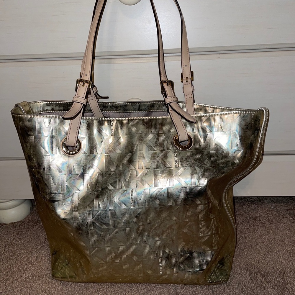 Gold Michael Kors Bag